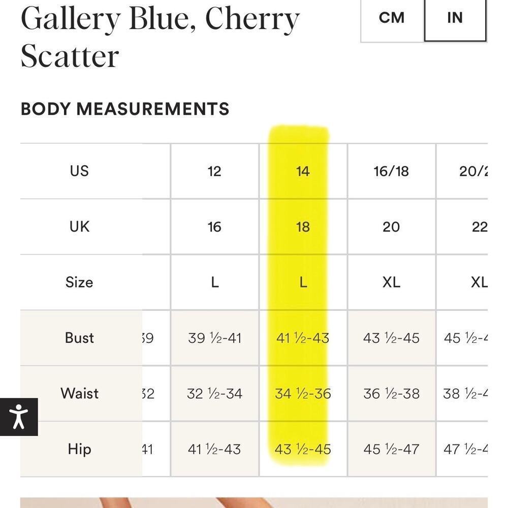 Boden Symi String Swimsuit Gallery Blue Cherry Scatter US 14 Long NWT - Picture 5 of 9